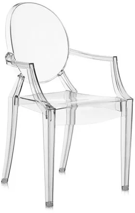 Kartell Lou Lou Ghost krzesło do jadalni - Dzieci - Crystal