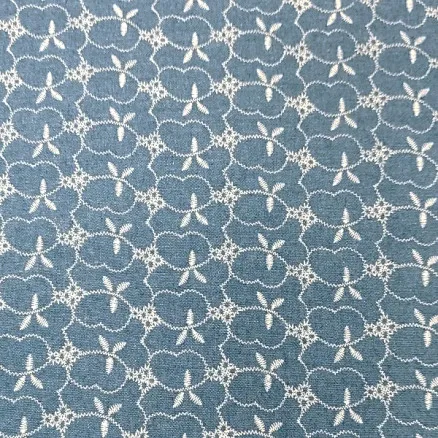 Tkanina Denim 145cm 51 Kwiat - 50cm