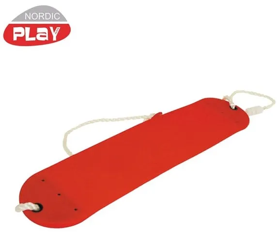 Nordic Play Miękka huśtawka z liną, czerwona