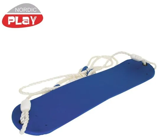 Nordic Play Miękka huśtawka z liną, niebieska