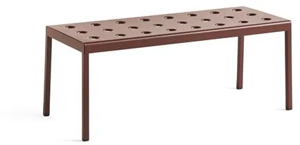 HAY Balcony Niski Stół L96,5 x H39 Iron Red