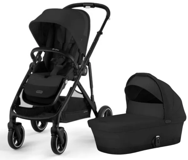 Gazelle S wózek 2w1 - Moon Black