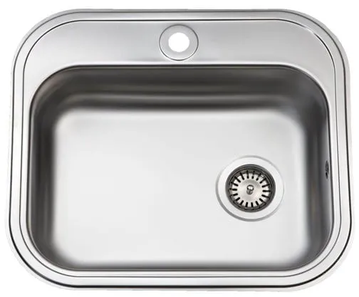 Juvel Intra juvel zlew kuchenny bmk480b1 480 x 340 mm matowy z sitkiem