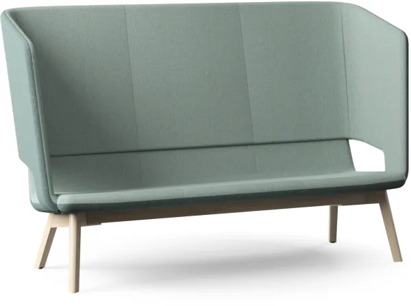 Twist & Sit Soft - 3-osobowa wysoka sofa lounge z nogami
