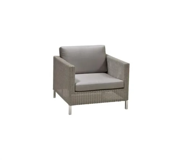 Cane-Line Connect fotel wypoczynkowy - taupe, poduszka w kolorze taupe