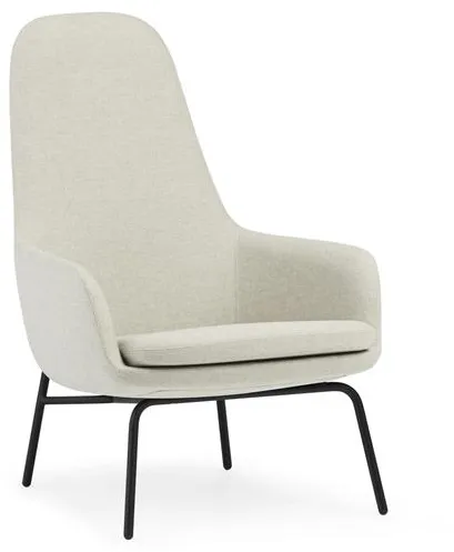 Normann Copenhagen Era Fotel Wysoki Czarna Stal/Main Line Flax MLF20