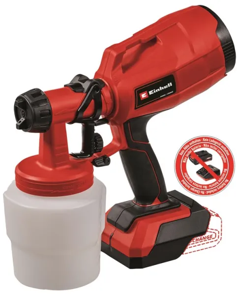Einhell TC-SY 18/60 Li akumulatorowy pistolet natryskowy 18 V bez baterii i ładowarki