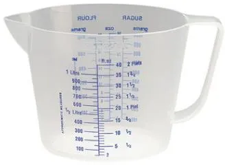 Dzbanek miarowy Stewart, PP plastik przezroczysty, 1 L