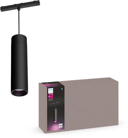 Philips Hue Perifo Lampa wisząca sufitowa Cylinder - Czarna