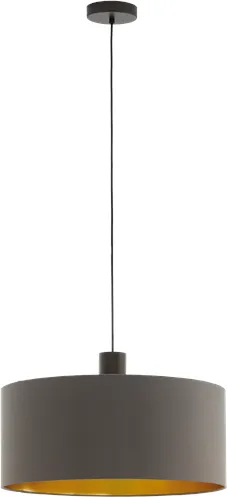 EGLO CONCESSA 1 lampa wisząca, cappuccino/złoto