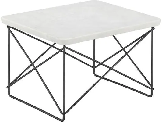 Vitra Occasional LTR Stolik nocny Jasny Marmur/Czarny