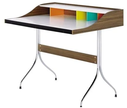 Vitra Home Biurko Orzech/Chrom