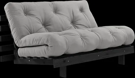 Karup Design Roots Sofa rozkładana z materacem 140x200 746 Ciemnoszary/Czarna sosna