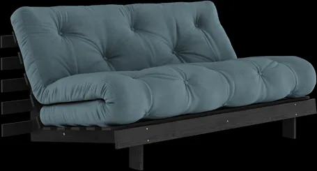 Karup Design Roots Rozkładana Sofa z Materacem Roots 160x200 Petrol/Czarny Lakier