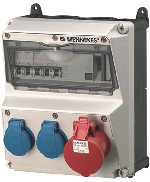 Mennekes AMAXX tablica schuko 5-biegunowa 16Aol IP44