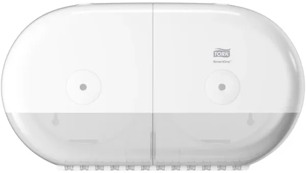 Tork SmartOne T9 Twin, dozownik do papieru toaletowego, biały