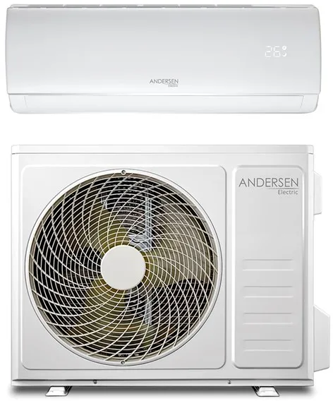 Andersen Electric AE 12000 pompa ciepła powietrze/powietrze z WiFi, 3,8 kW, 5–72 m², biała