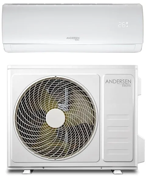 Andersen Electric AE 18000 pompa ciepła powietrze/powietrze z WiFi, 6 kW, 5–135 m², biała